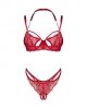 Obsessive Matildea Bra & Crothless Thong komplet damski 